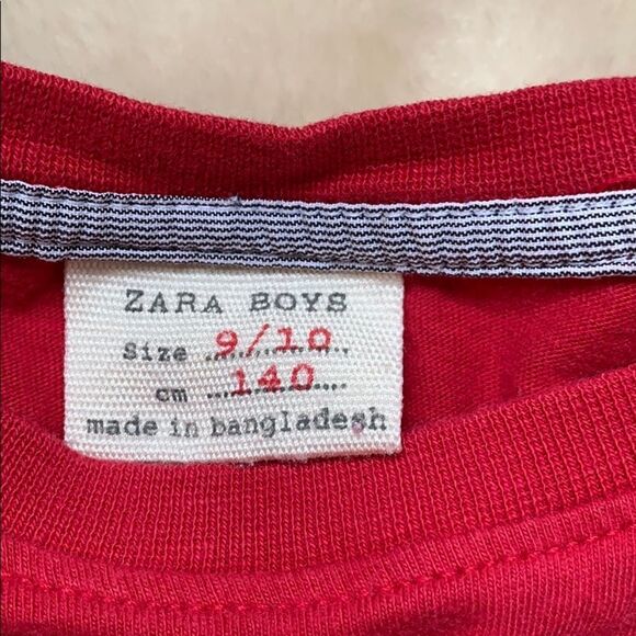 ZARA BOYS T-SHIRT Size 9/10 - Picture 3 of 4